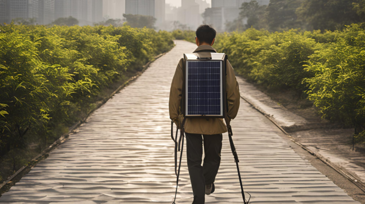 how do solar backpacks work